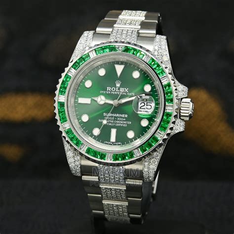 iced out submariner rolex|Rolex iced out original.